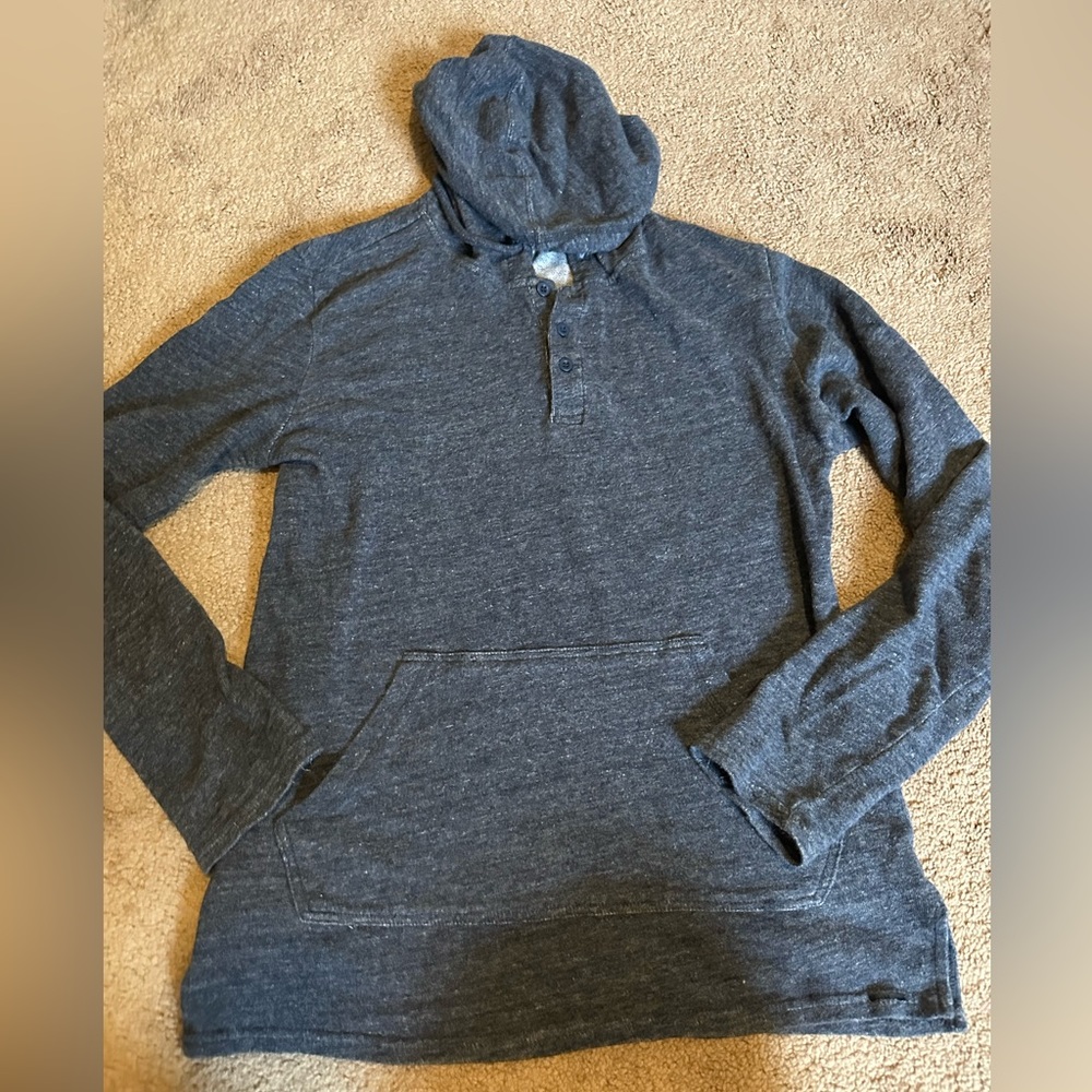 Men’s Quarter button hoodie